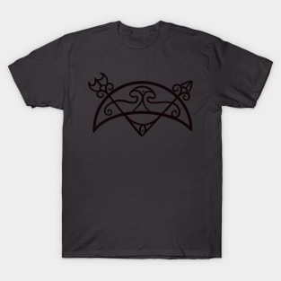 V Rod and Crescent Pictish Design T-Shirt